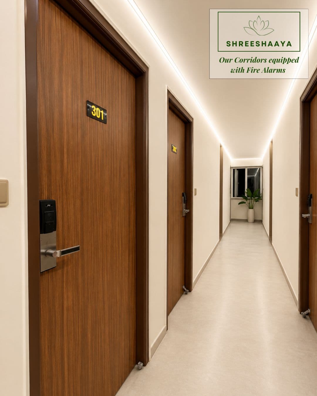 Hotel corridor